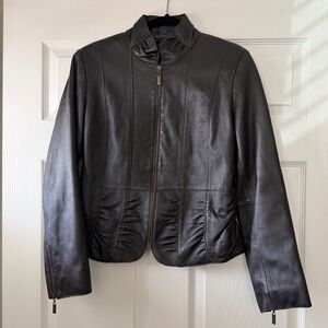 Marvin Richards Dark Brown Leather Jacket